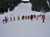 Kids alpine ski competition in Borovets