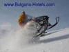 Motor sleighs are forbidden to pass in Bulgarian resort Pamporovo