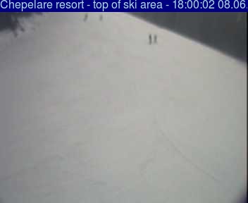 Chepelare live webcam - top of the ski area