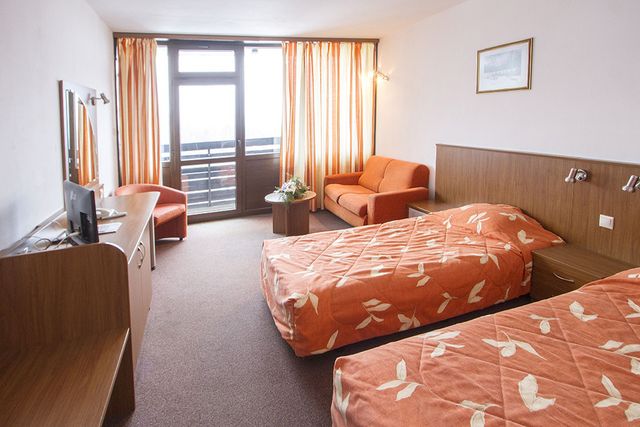 Samokov Hotel - Zimmer mit zwei getrennten Betten